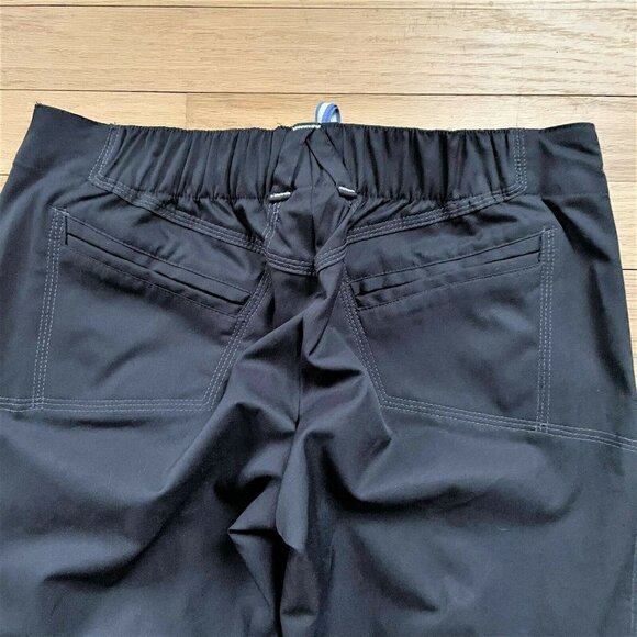 Nike Women Pants 100% Polyester convertible roll up Adjustable Waist Blue Small - Picture 10 of 12